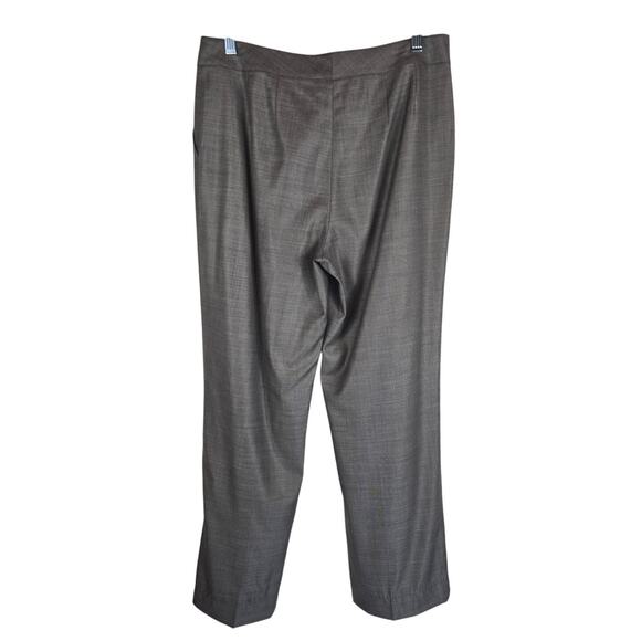 St. John Wool Silk Blend Business Work Wear Gray Women's Dress Pants 8 - Picture 2 of 5